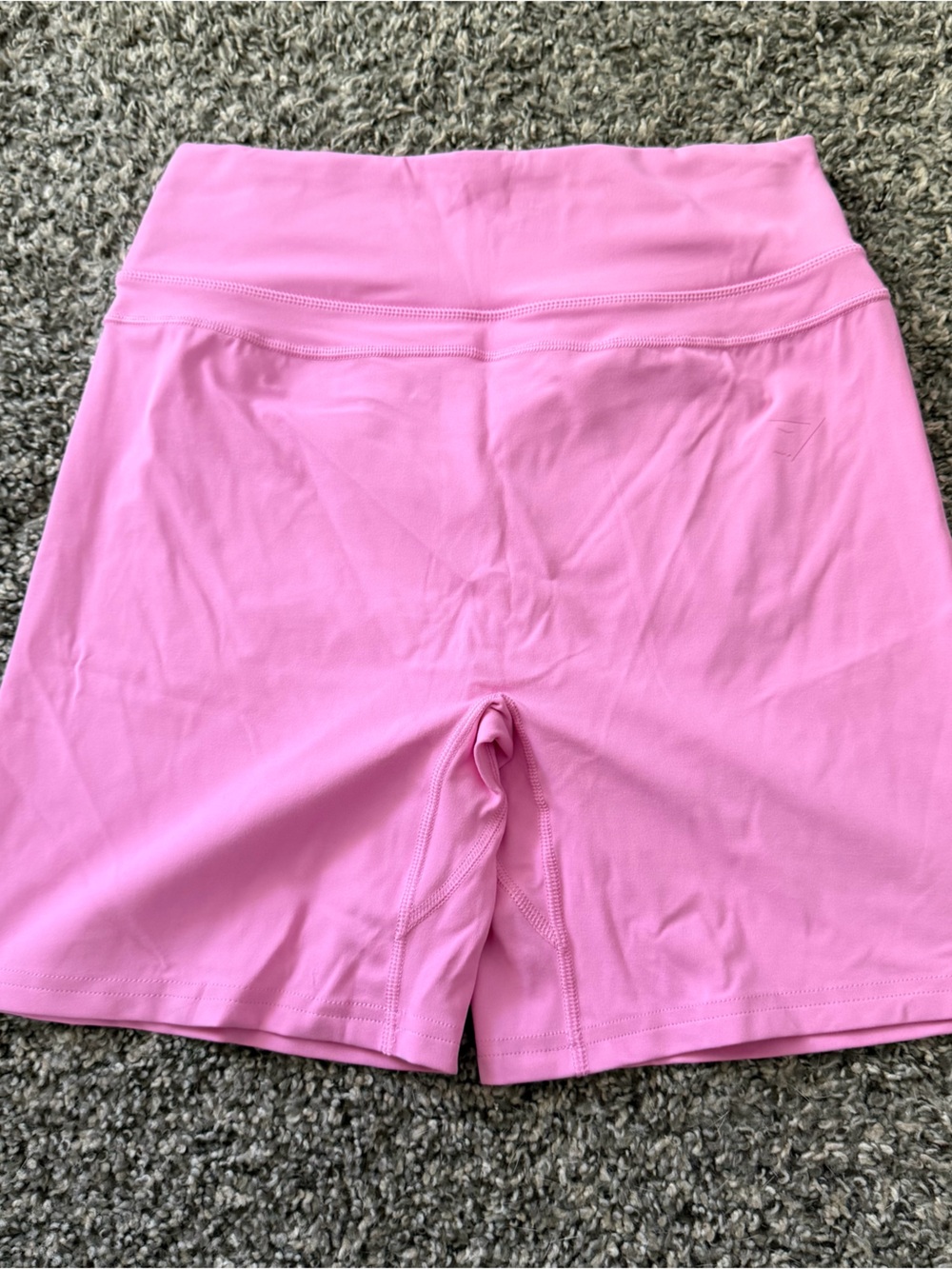 NWOT Gymshark “The Whitney” High-Waist Pink Bike Shorts never worn